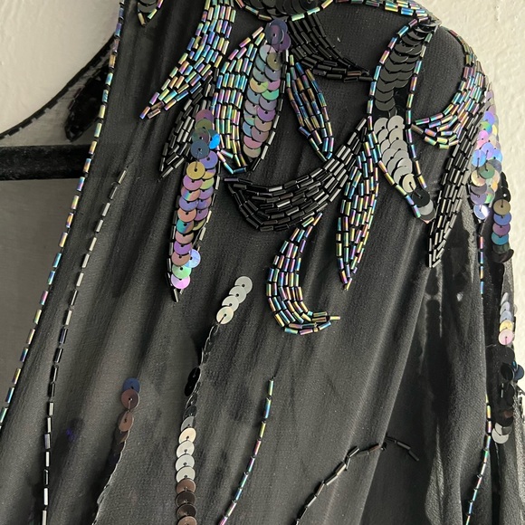 Vintage Casadei silk beaded dress - Picture 11 of 11